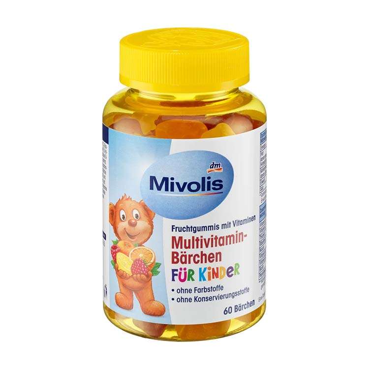 پاستیل مولتی ویتامین کودکان میولیس 60 عددی