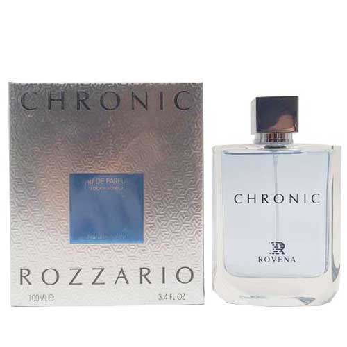 ادو پرفیوم عطر مردانه ROVENA CHRONIC ROZZARIO حجم 100 میل( ادکلن روونا کرونیک روزاریو)