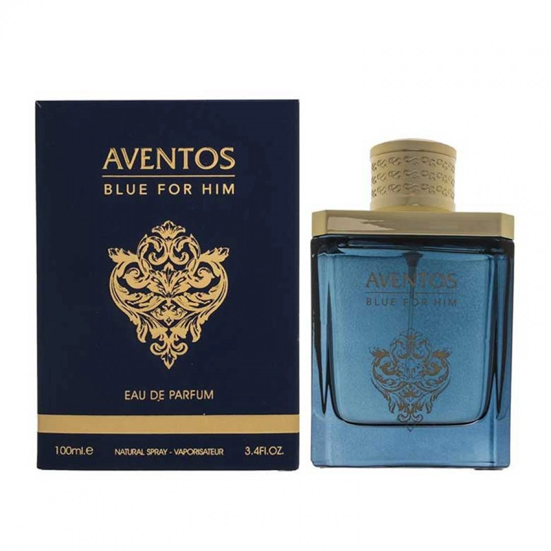 ادو پرفیوم مردانه فراگرنس ورد مدل Aventos Blue For Him حجم 100 میلی لیتر