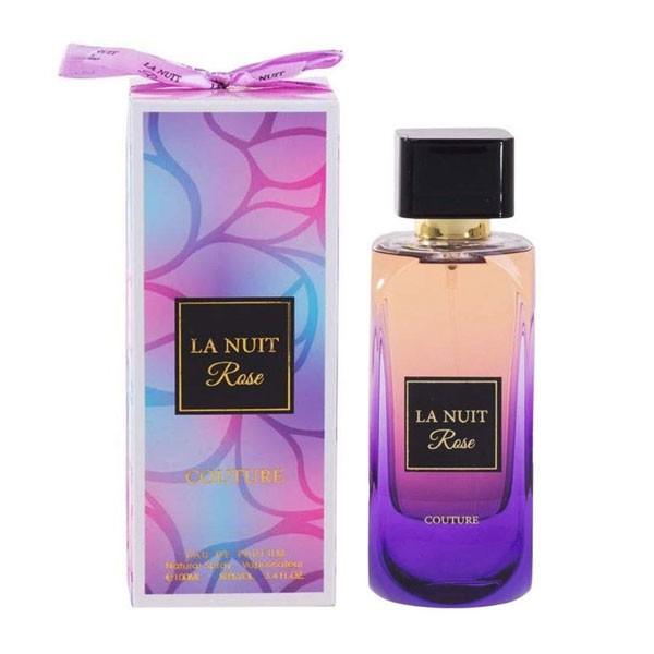 ادو پرفیوم زنانه فراگرنس ورد مدل Lanuit Rose Couture حجم 100 میلی لیتر