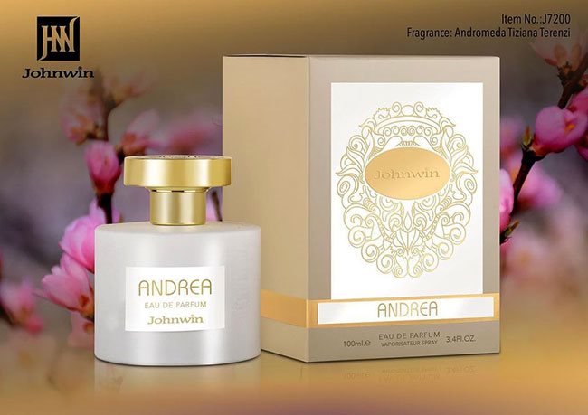 ادکلن زنانه تیزیانا ترنزی اندرومدا جانوین آندرا (Johnwin Tiziana Terenzi Andromeda) حجم 100 میل