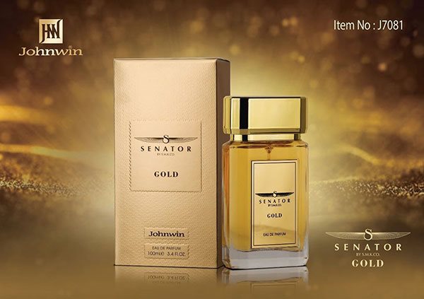 ادکلن مردانه جانوین سناتور طلایی (Johnwin Senator Gold) حجم 100 میل
