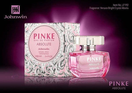 ادکلن زنانه جانوین ورساچه برایت کریستال ابسولو (Johnwin Bright Crystal Absolu) حجم 100 میل