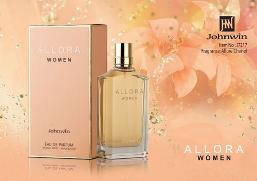 ادکلن زنانه جانوین شنل الور (Johnwin Chanel Allure) حجم 100 میل