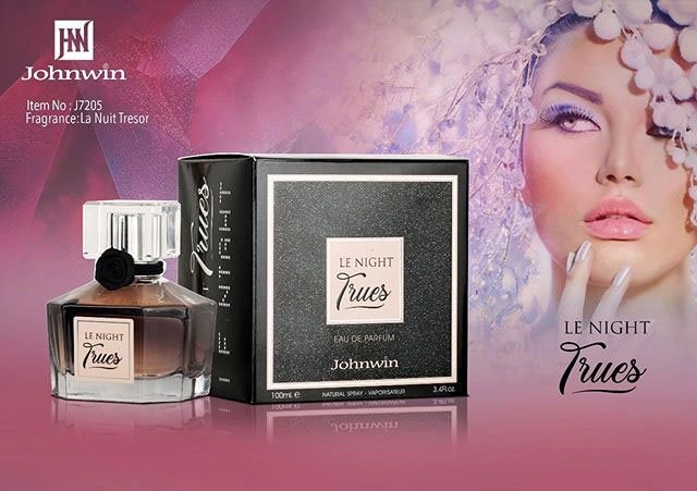 ادکلن زنانه لانکوم لانویت ترزور جانوین له نایت تروز (Johnwin Lancome La Nuit Tresor) حجم 100 میل