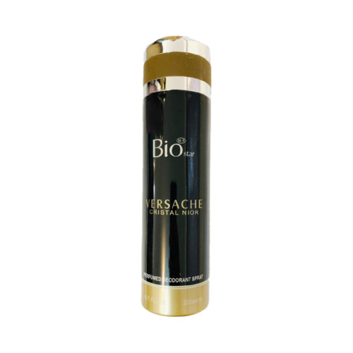 اسپری زنانه بیو استار (Bio Star) مدل ورساچه کریستال نویر (Versace Crystal Noir) حجم 200 میل