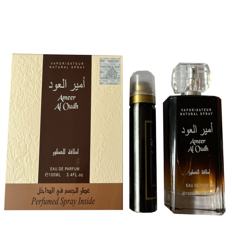 ادو پرفیوم مردانه لطافه مدل امیر العود